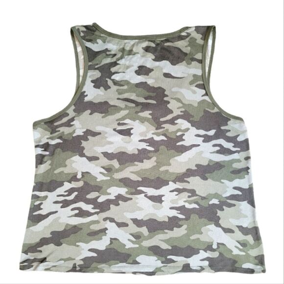 EC LUCKY BRAND SUPER SOFT CAMO PRINT TANK. SZ.XXL - Picture 3 of 4